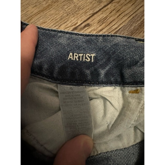 American Eagle Jeans Womens 4 Blue Artist Bootcut Low Rise Stretch Y2K - Picture 7 of 9